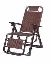 藤椅折叠午休懒人办公室午睡床户外沙滩椅成人迪玛森躺椅靠背逍遥椅